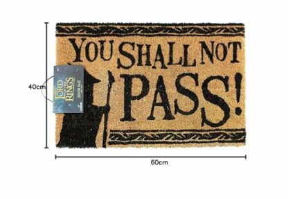 The Lord Of The Rings GP85071 You Shall Not Pass Doormat, Multi-Colour, 40 x 60 cm - Image 4