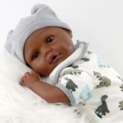 The Magic Toy Shop Bibi Doll - 17" Realistic Reborn Handmade Sleeping/Open Eyes Baby Girl Boy Doll with Pacifier and Milk Bottle 3 The Magic Toy Shop Bibi Doll - 17" Realistic Reborn Handmade Sleeping/Open Eyes Baby Girl Boy Doll with Pacifier and Milk Bottle - Image 3