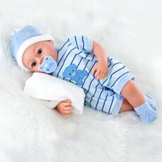 The Magic Toy Shop Bibi Doll - 18" Lifelike Large Size Soft Bodied Baby Doll Girls Boys Toy Dolly With Sounds and Comforter