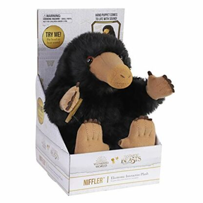The Noble Collection Fantastic Beasts Interactive Niffler Plush - Officially Licensed 9in (23cm) Makes Cute Sounds - Electronic Plush Toy Dolls Gifts 3 The Noble Collection Fantastic Beasts Interactive Niffler Plush - Officially Licensed 9in (23cm) Makes Cute Sounds - Electronic Plush Toy Dolls Gifts - Image 3