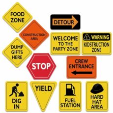 Theme Party Decorations Banner Signs - Kids Party Zone Sign Birthday Party Party Supplies