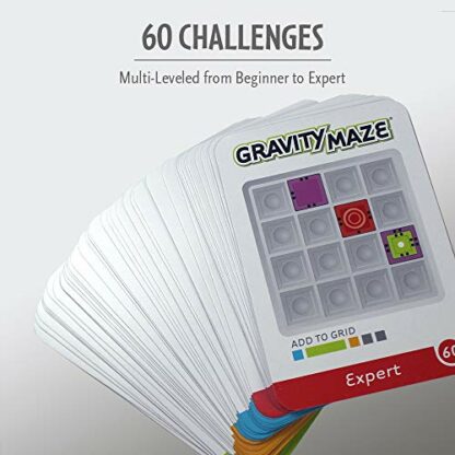 ThinkFun Gravity Maze Falling Marble Challenge Logic Brain Game and STEM Toys for Kids and Adults Age 8 Years Up - Gifts for Children 4 ThinkFun Gravity Maze Falling Marble Challenge Logic Brain Game and STEM Toys for Kids and Adults Age 8 Years Up - Gifts for Children - Image 4