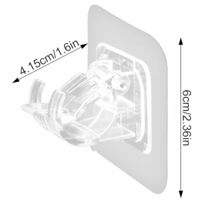 Thyonta 4 PCS Curtain Rod Hooks - Image 3