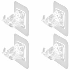 Thyonta 4 PCS Curtain Rod Hooks