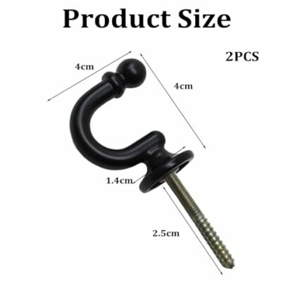 Tie Back Hooks For Curtains Silver Curtain Tie Backs Hooks Curtain Tie Backs Hooks Curtain Tie Back Hooks For Curtains Clothes Coat Hanger Hook - Image 3
