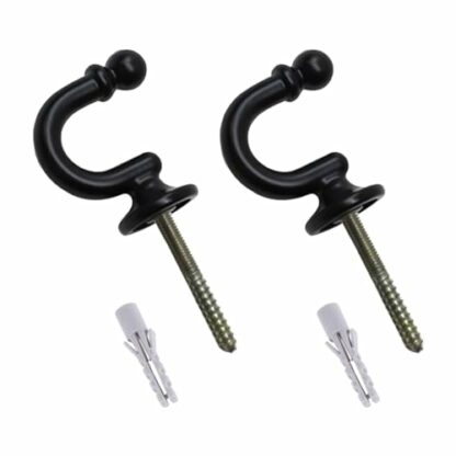 Tie Back Hooks For Curtains Silver Curtain Tie Backs Hooks Curtain Tie Backs Hooks Curtain Tie Back Hooks For Curtains Clothes Coat Hanger Hook - Image 2