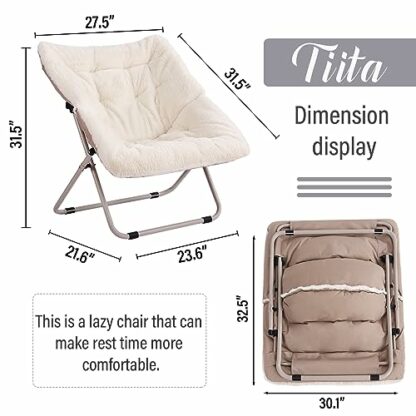 Tiita Comfy Saucer Chair without Ottoman 4 Tiita Comfy Saucer Chair without Ottoman - Image 4