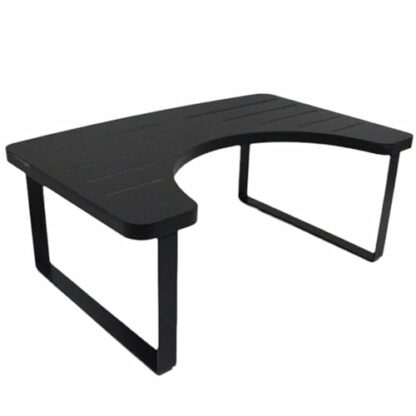 Toilet Stool for Adults Kids Potty Stool Anti-Slip Bamboo Toilet Squat Stool with Metal Leg Ergonomic Toilet Step for Potty Assistance Black Step Stool for Adults - Image 4