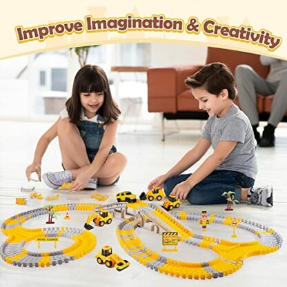 Tragik Kids Construction Toys for 3-6 Year Old Boys, Tractor Toy Cars Boys Toys Age 3-8 Birthday Gifts for 3-6 Year Old Boys Digger Toys Kids Toys Outdoor Toys Car Track Christmas Xmas Gifts 3 Tragik Kids Construction Toys for 3-6 Year Old Boys, Tractor Toy Cars Boys Toys Age 3-8 Birthday Gifts for 3-6 Year Old Boys Digger Toys Kids Toys Outdoor Toys Car Track Christmas Xmas Gifts - Image 3