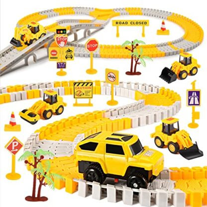 Tragik Kids Construction Toys for 3-6 Year Old Boys, Tractor Toy Cars Boys Toys Age 3-8 Birthday Gifts for 3-6 Year Old Boys Digger Toys Kids Toys Outdoor Toys Car Track Christmas Xmas Gifts 2 Tragik Kids Construction Toys for 3-6 Year Old Boys, Tractor Toy Cars Boys Toys Age 3-8 Birthday Gifts for 3-6 Year Old Boys Digger Toys Kids Toys Outdoor Toys Car Track Christmas Xmas Gifts - Image 2