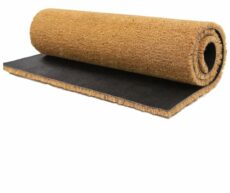Trendi Cut-to-Size Coir Matting: Durable, Heavy-Duty Front Doors Entrance Mats - Dirt-Trap Coconut Fiber, Non-Slip Design, Tough Bristles - Pet Friendly-Welcome Mat Indoor & Outdoor