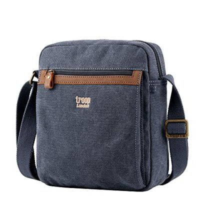 Troop London TRP0218 Classic Canvas Across Body Bag - Image 3
