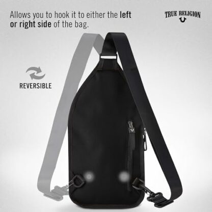 True Religion Crossbody Bags for Women & Men, Sling Bag for Men, Women Cross Body Bag, Sling Backpack Travel Bag Travel Purse - Image 4