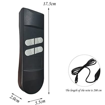 UP/Down 4 Button 5PIN Roll line 180° Electric Sofa Remote Hand Control for OKIN,LIMOSS,Pride,Golden,Berkline Lift Chair or Power Recliner - Image 3
