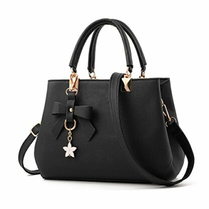URAQT Womens Handbags, New Top Handle Bag, PU Leather Ladies Shoulder Bag Messenger Bag with Exquisite Metal Pendant, Fashion Tote Bag for Casual & Work, Mother's Day Gift 2 URAQT Womens Handbags, New Top Handle Bag, PU Leather Ladies Shoulder Bag Messenger Bag with Exquisite Metal Pendant, Fashion Tote Bag for Casual & Work, Mother's Day Gift - Image 2
