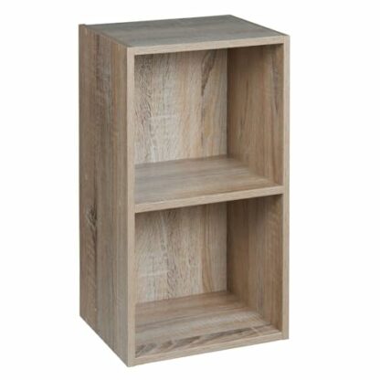 URBNLIVING Tier Wooden Bookcase Shelving Display Storage Shelf Unit Wood Shelves - Image 2