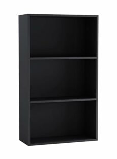 URBNLIVING Wide 3 Shelf Tier Wooden Bookcase Cabinet Storage Shelving Display Shelves Unit