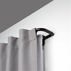 Umbra Double Curtain Rod Set – Wrap Around Design is Ideal for Blackout or Room Darkening Panels