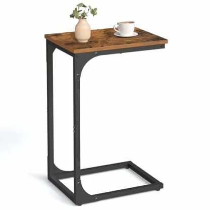 VASAGLE C Shape Table Side, Industic End Table ULET350B01 - Image 2