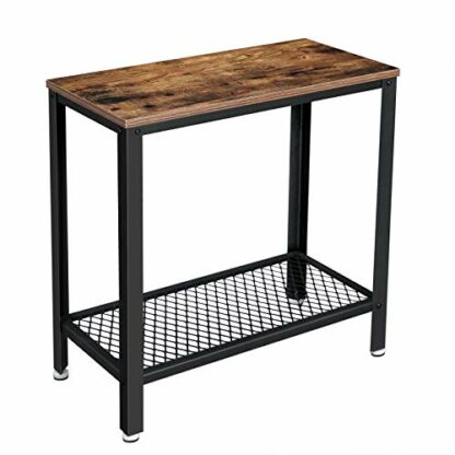 VASAGLE Side Table, Bedside Table, Sofa Table with tralielegger - Image 2