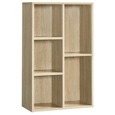 VASAGLE Wooden Bookcase with 3 Levels
