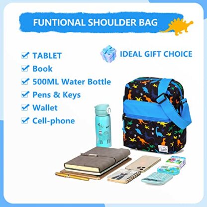 VASCHY Girls Handbag, Cute Shoulder Bag for Teen Little Girls Lightweight Small Cross Body Messenger Satchel Bag with Inner Water Pocket 4 VASCHY Girls Handbag, Cute Shoulder Bag for Teen Little Girls Lightweight Small Cross Body Messenger Satchel Bag with Inner Water Pocket - Image 4