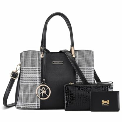 VINBAGGE Womens Leather Handbag Designer Shoulder Tote Crossbody Bag Elegant Top Handle Bag for Ladies 2 VINBAGGE Womens Leather Handbag Designer Shoulder Tote Crossbody Bag Elegant Top Handle Bag for Ladies - Image 2