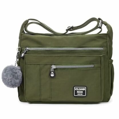 VOLGANIK ROCK Crossbody Bag for Women Medium Size Multi Pockets Handbag Shoulder Bag for Women RFID Pocket Lightweight Water resistant Shoulder Bag for Daily Use Messenger Bag - Image 2