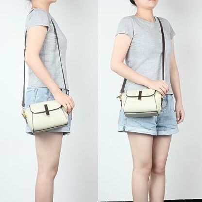 VOLGANIK ROCK Ladies Handbags Soft PU Leather Handbags for Women Elegant Ladies Bags Medium Size Shoulder Bags for Women Cross-Body Bags Working Bag Travel Bag Shopping Bag - Image 3