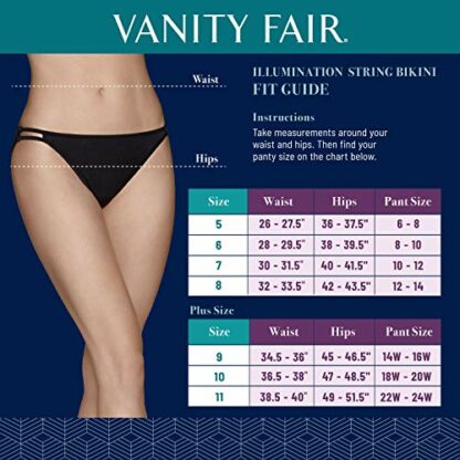 Vanity Fair Women's Illumination String Bikini Panty 18108 - Image 3