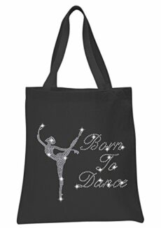 Varsany Girls Bag Hand Stand Crystal Personalised Gymnastics Tote Bag Leotard