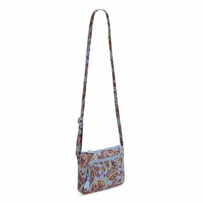 Vera Bradley Women's Cotton Little Hipster Crossbody Purse with RFID Protection, One Size - Image 3