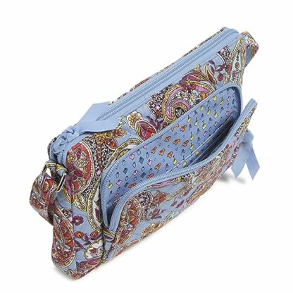 Vera Bradley Women's Cotton Little Hipster Crossbody Purse with RFID Protection, One Size - Image 4