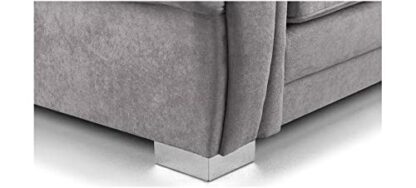 Verona Sofa | 3 Seater 2 Seater Corner Sofa | Grey Fabric Sofa | Living Room | Warranty Included - Image 4