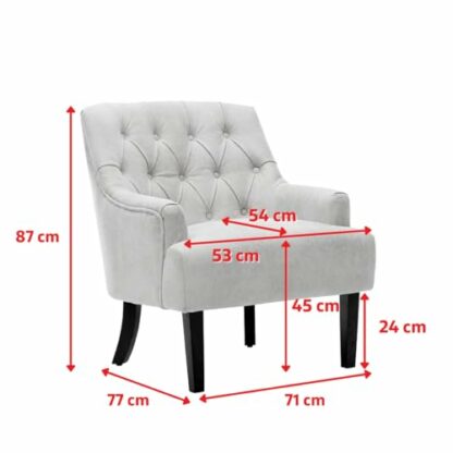 Vibrant Elegant Low - Back Buttoned Multicoloured Patchwork Accent Chair – Occasional Unique Striped Floral Durable Fabric Armchair for Small Spaces , Reading Nook , Bedroom Living Room Office - Image 4