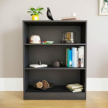 Vida Designs Cambridge 3 Tier Low Bookcases - Image 3