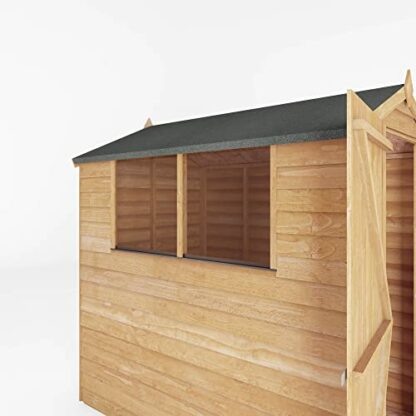 WALTONS 6 x 4 Overlap Storage Shed | Apex Roof | 7mm Overlap Cladding | Wooden Garden Storage Shed | 10 Year Anti Rot Guarantee | 6 x 4 6ft 4ft 4 WALTONS 6 x 4 Overlap Storage Shed | Apex Roof | 7mm Overlap Cladding | Wooden Garden Storage Shed | 10 Year Anti Rot Guarantee | 6 x 4 6ft 4ft - Image 4