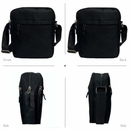 WESTEND CHOICE Crossbody Bag Unisex Cross body bags with Multiple Pockets Women Over Shoulder Bag with Adjustable Strap Mens Messenger bag - Image 4