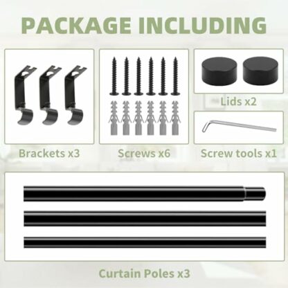 WISYOK Curtain Poles - Image 3