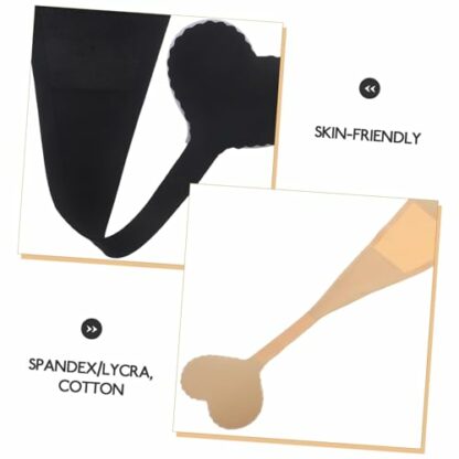 WRITWAA 2pcs Women's Invisible Thong Under Pants for Women Sheer Thong Invisible Adhesive Panty Sticky Underwear for Women Lace Kit Underpants Graceless Breathable Woman Cotton Sticky Rope 4 WRITWAA 2pcs Women's Invisible Thong Under Pants for Women Sheer Thong Invisible Adhesive Panty Sticky Underwear for Women Lace Kit Underpants Graceless Breathable Woman Cotton Sticky Rope - Image 4