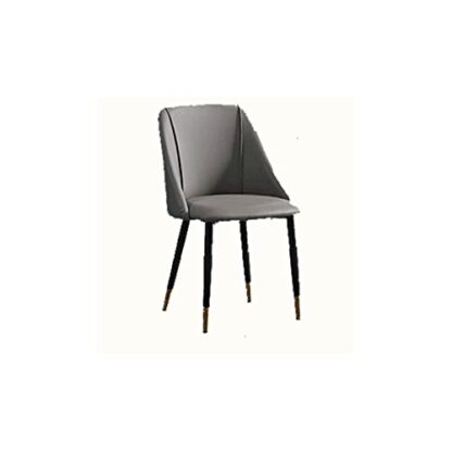WXSGDZT Chairs Table Chair, Simple Office Desk, Red Stool, Backrest, Negotiation, Light Luxury Restaurant Chair - Image 2