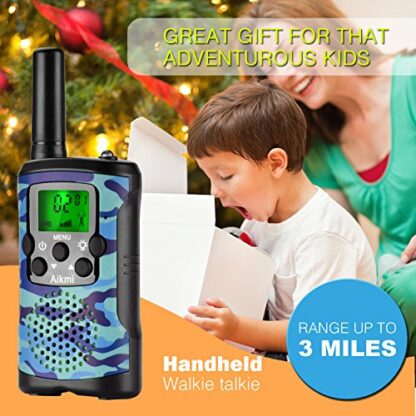 Walkie Talkies for Kids 8 Channel 3 KM Long Range Ingenious Communication Gadget Preventing Myopia Toys Best Birthday Gifts for 4-6 year old Boys Fit Outdoor Adventure Game Camping idea - Image 4