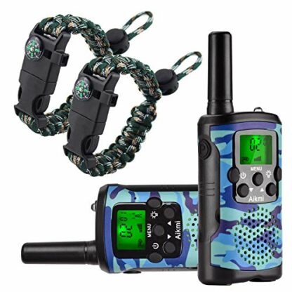 Walkie Talkies for Kids 8 Channel 3 KM Long Range Ingenious Communication Gadget Preventing Myopia Toys Best Birthday Gifts for 4-6 year old Boys Fit Outdoor Adventure Game Camping idea - Image 2