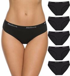 Wealurre Womens Underwear Cotton Bikini Breathable Sport Low Rise Panty for Women Multipack