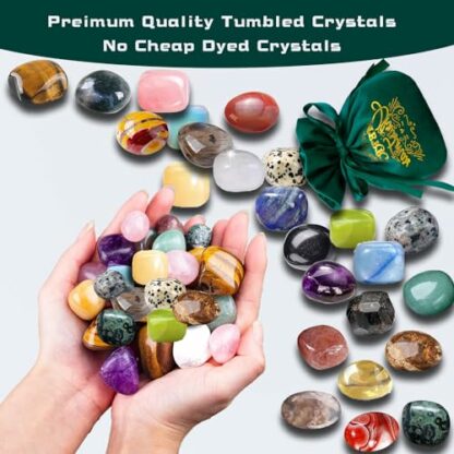 Weeupolfun Advent Calendar 2024-24 Days of Crystals Christmas Countdown Calendar Gemstones, Natural Mineral & Rock Stone Collection with Necklaces and Xmas Bags Scientific Gift for Girls Boys 4 Weeupolfun Advent Calendar 2024-24 Days of Crystals Christmas Countdown Calendar Gemstones, Natural Mineral & Rock Stone Collection with Necklaces and Xmas Bags Scientific Gift for Girls Boys - Image 4