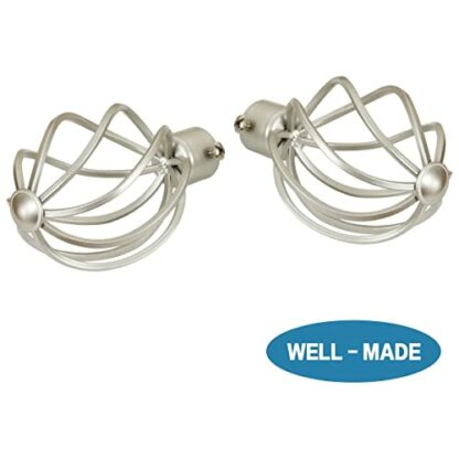 H.VERSAILTEX Window Curtain Rods for Windows 28 to 48 Inches Adjustable Decorative 3/4 Inch Diameter Single Window Curtain Rod Set with Twisted Cage Finials, Nickel 4 H.VERSAILTEX Window Curtain Rods for Windows 28 to 48 Inches Adjustable Decorative 3/4 Inch Diameter Single Window Curtain Rod Set with Twisted Cage Finials, Nickel - Image 4