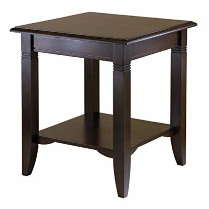 Winsome Wood Nolan Occasional Table, Cappuccino 20.00 x 20.00 x 21.97 Inches - Image 2