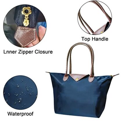 Women's Tote Bag,Large Capacity Shoulder Handbags for Ladies,Tote Shopping Bag with Zip and Top Handle Waterproof Crossbody Schoolbag for Work,Travel,School,Office 4 Women's Tote Bag,Large Capacity Shoulder Handbags for Ladies,Tote Shopping Bag with Zip and Top Handle Waterproof Crossbody Schoolbag for Work,Travel,School,Office - Image 4