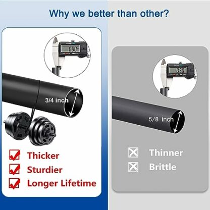 Wood Curtain Rods for Windows: 1 Inch Diameter Adjustable Drapery Rods - Image 4