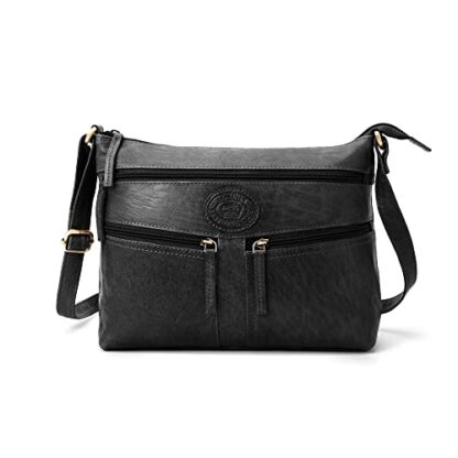 Woodland Leathers 100% Genuine Leather Women's Hobos & Shoulder Bags Designer Retro Vintage Style Slouch Bag And Multi Pocket Handbags For Women Cross-body Bags - Image 2